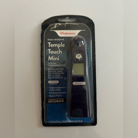 Bath, Skin & Hair New Walgreens Temple Touch Mini Digital Thermometer